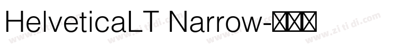 HelveticaLT Narrow字体转换